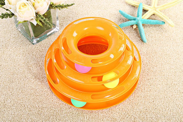 Cat Turntable Scrolling Ball Toy
