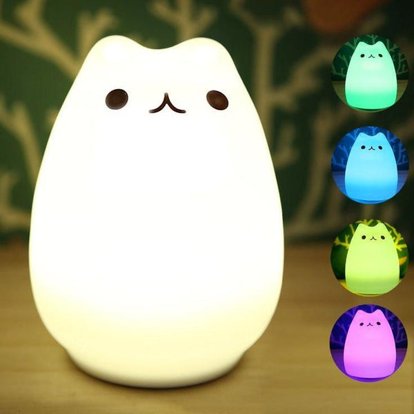 Rechargeable Touch Sensitive Cat LED Night Light