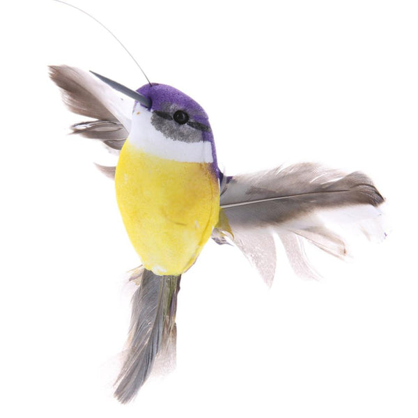 Interactive Cat Toys - Rotating Colorful Butterfly or Hummingbird