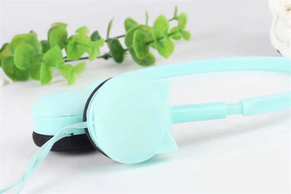 Cute Cat Stereo Earphones