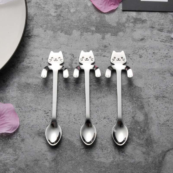 Cute Cat Coffee & Tea Spoons