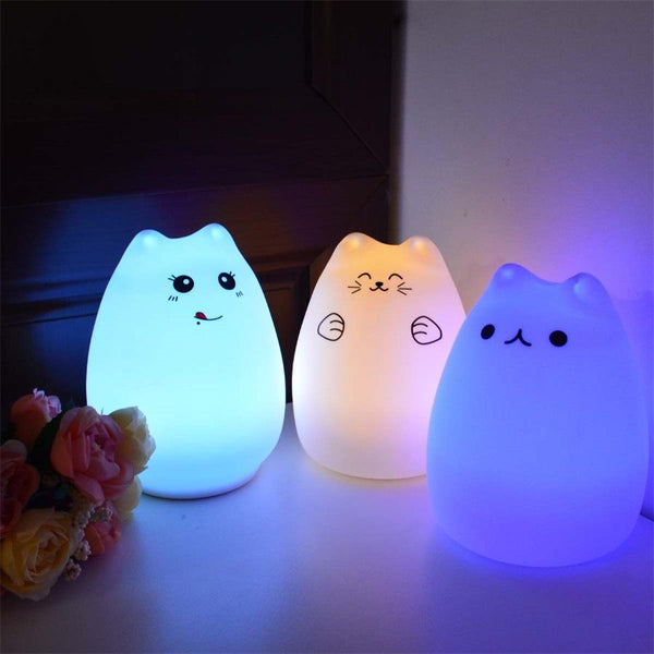 Rechargeable Touch Sensitive Cat LED Night Light