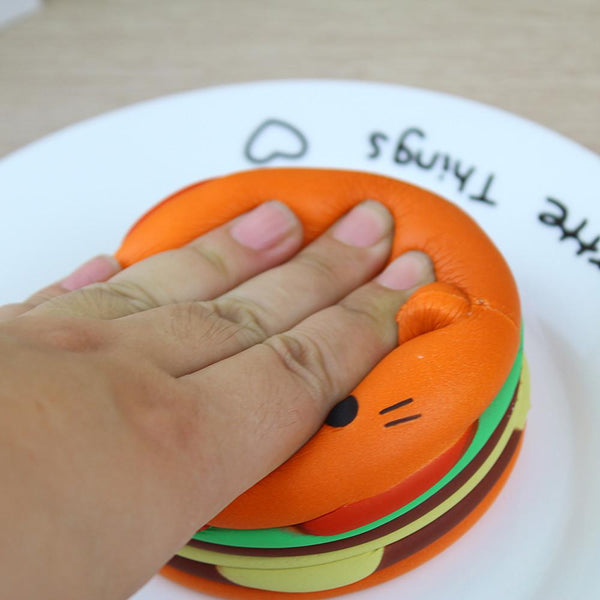Squishy Cat Hamburger Stress Relief Toy
