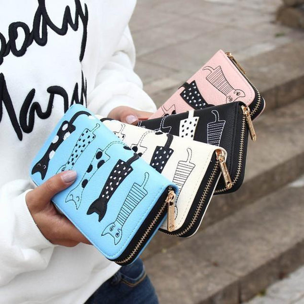 5 Cat Friends Wallet