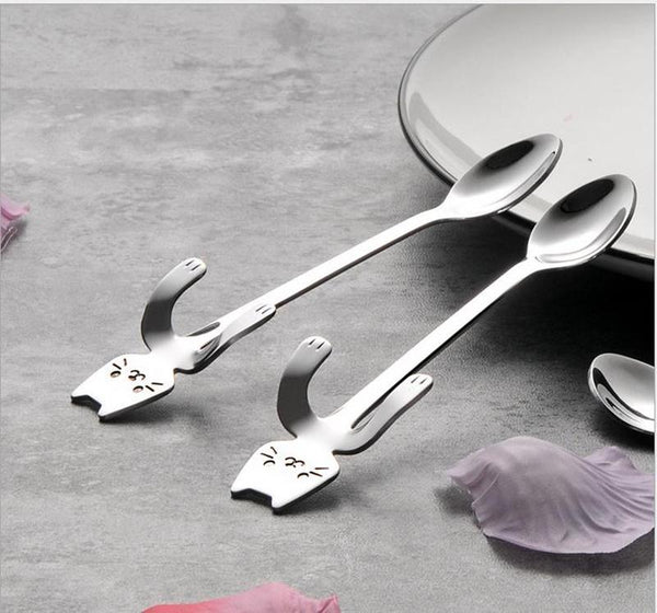 Cute Cat Coffee & Tea Spoons