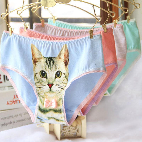 3D Cotton Cat Underwear