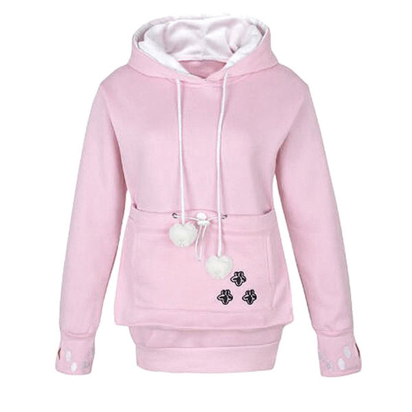Comfy Women's Cat Hoodie Sweater