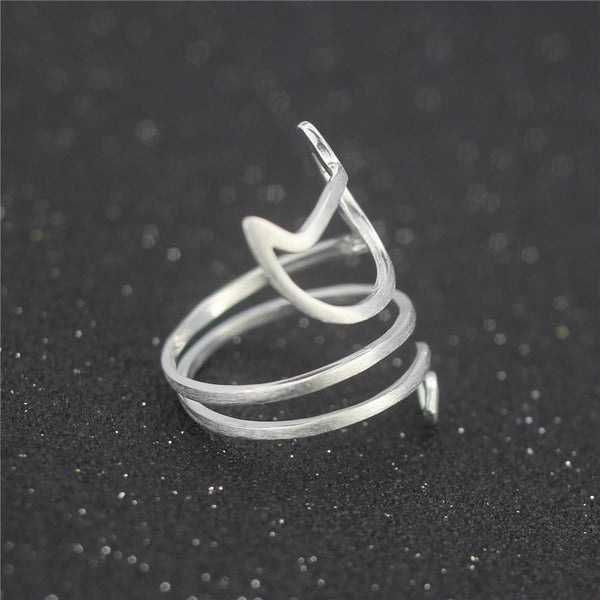 Cat Shaped Wrap Around Ring