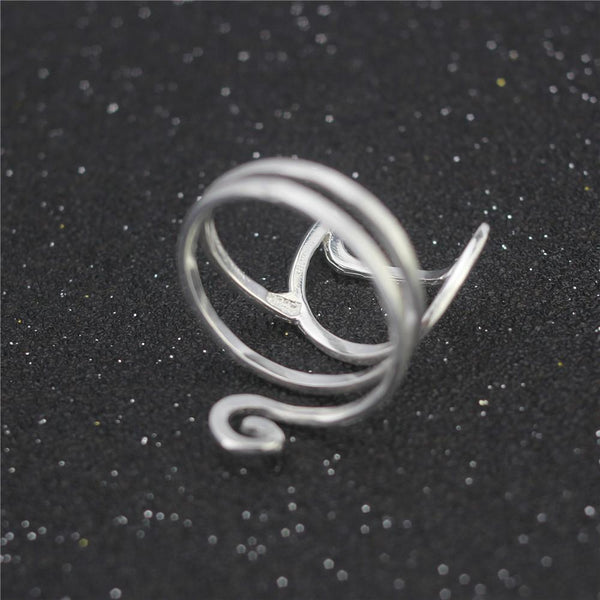 Cat Shaped Wrap Around Ring
