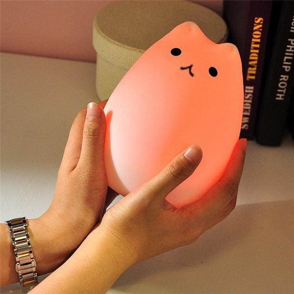Rechargeable Touch Sensitive Cat LED Night Light