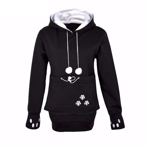 Comfy Women's Cat Hoodie Sweater