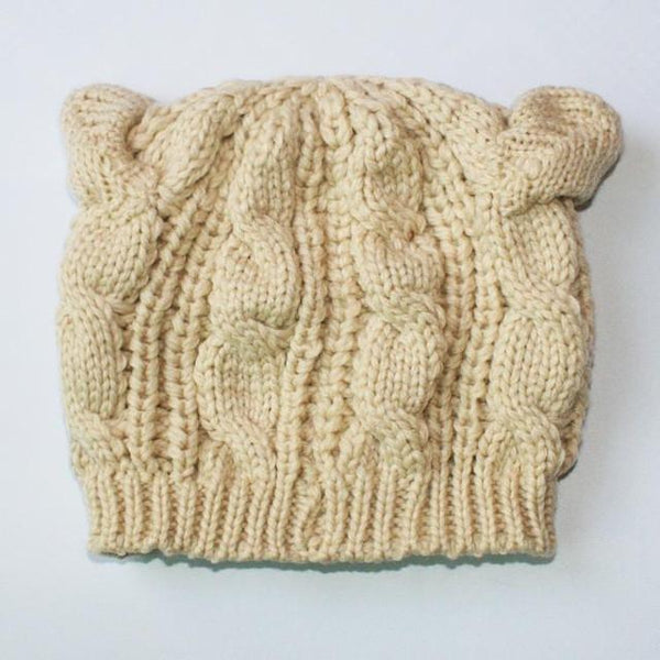 Adorable Cat Ear Knitted Beanies