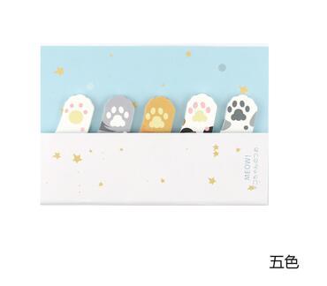 Cute Cat Paw Sticky Note Pads