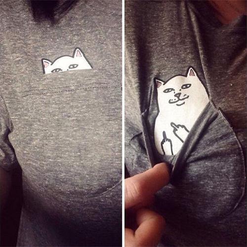 The Best-Selling Cat Pocket Tee