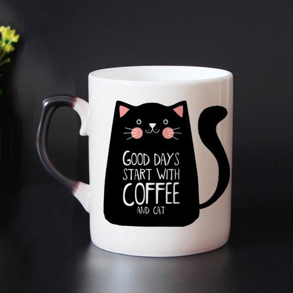 Color Changing Cat Coffee Mug