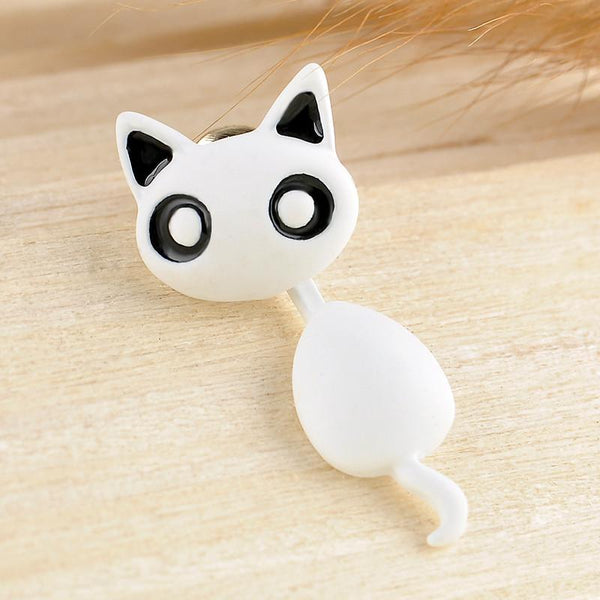 Cute Cat Stud Earrings