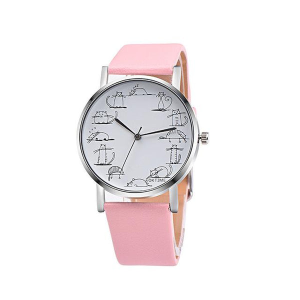 Women's Cute Cats Quartz Wrist Watch