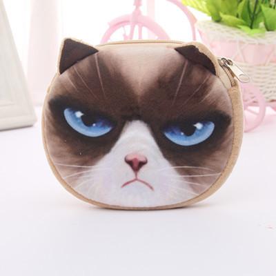 Cute 3D Cat Printed Small Handbag Satchel