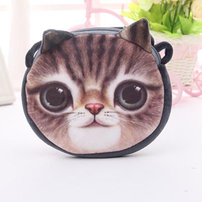 Cute 3D Cat Printed Small Handbag Satchel