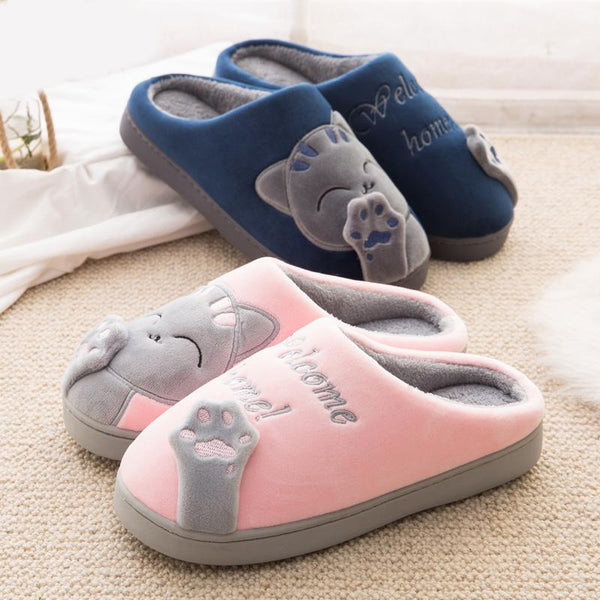 Cozy Indoor Cat Slippers