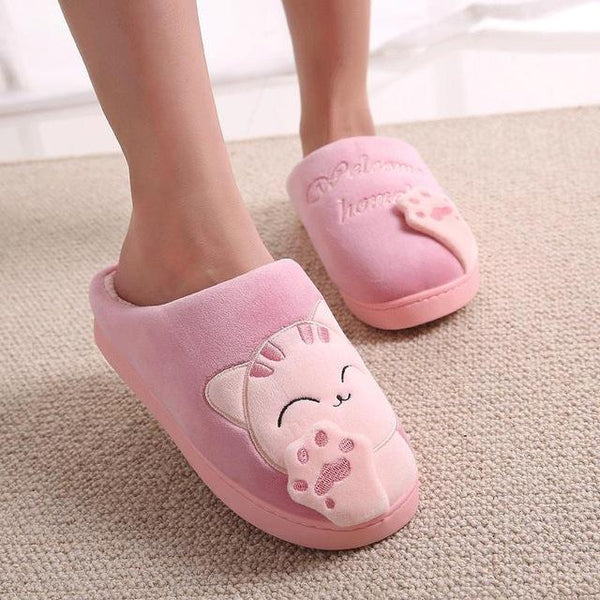 Cozy Indoor Cat Slippers
