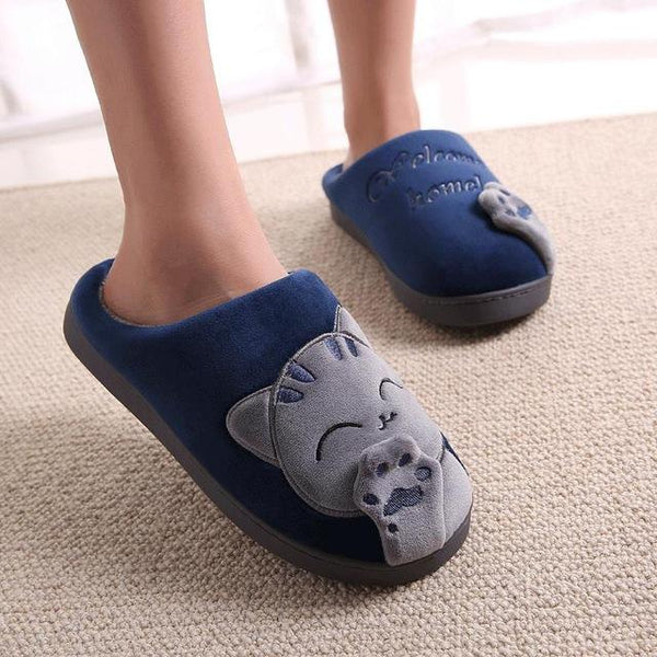 Cozy Indoor Cat Slippers