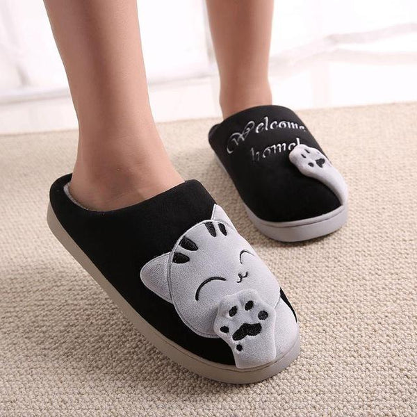 Cozy Indoor Cat Slippers