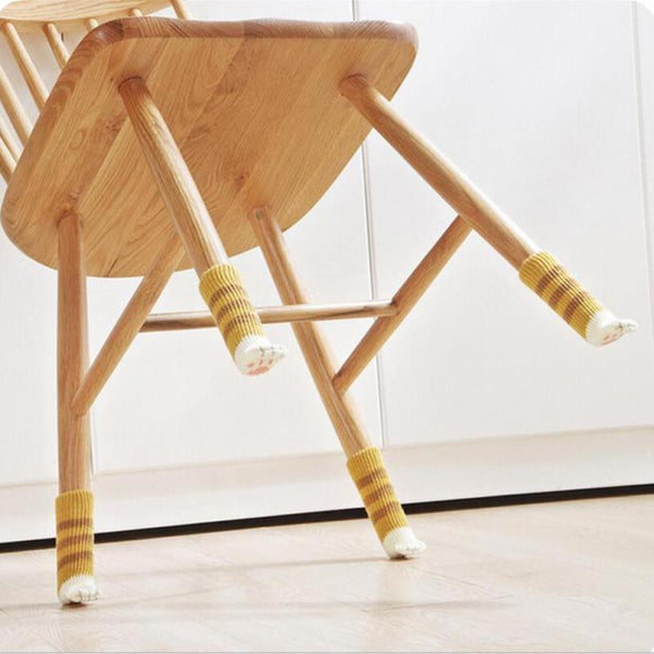 Chair Leg Cat Socks Furniture Protectors - 4pcs