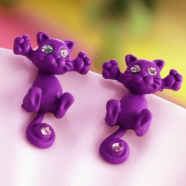 Cuddly Cat Earrings