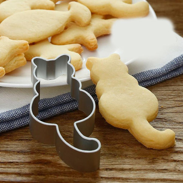 Cat Shaped Cookie Cutter Mold