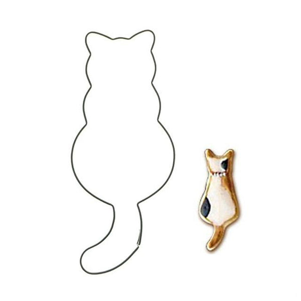 Cat Shaped Cookie Cutter Mold
