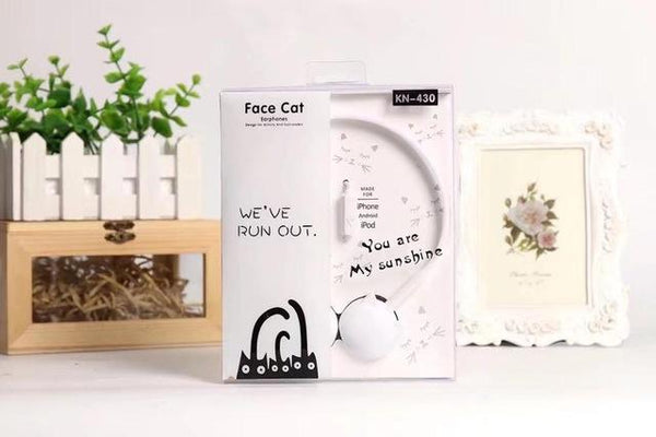 Cute Cat Stereo Earphones