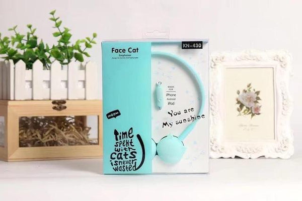 Cute Cat Stereo Earphones