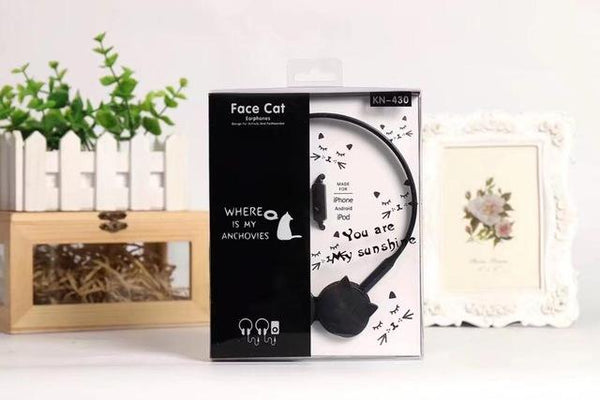 Cute Cat Stereo Earphones