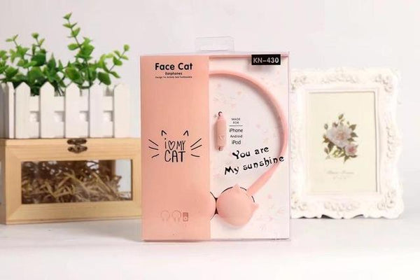 Cute Cat Stereo Earphones