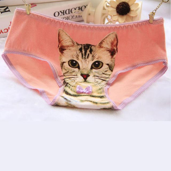 3D Cotton Cat Underwear