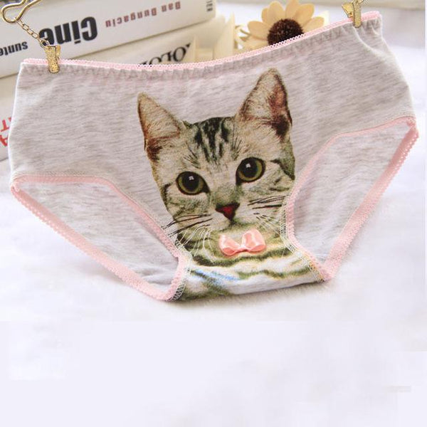 3D Cotton Cat Underwear