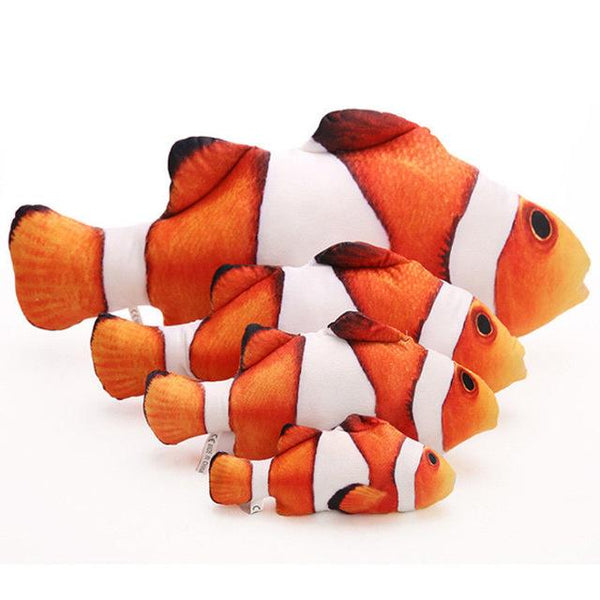 Stuffed Catnip Fish Plush Cat Toy