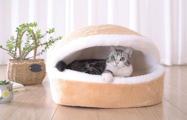 Cozy Cat Hamburger Bed