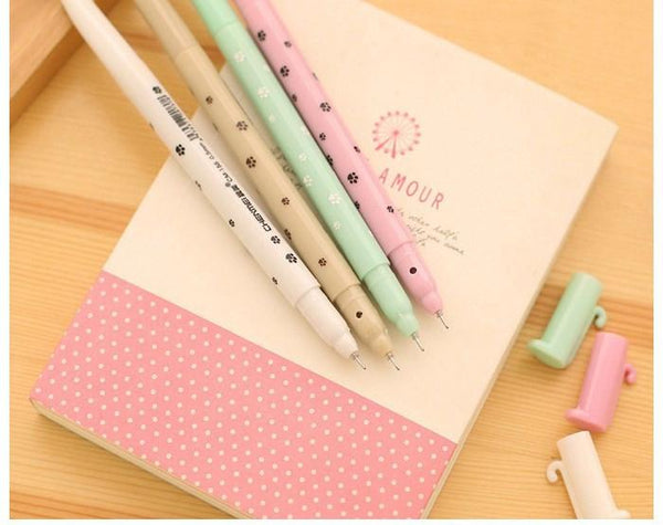 Cute Kawaii Ink Gel Cat Figure Pens