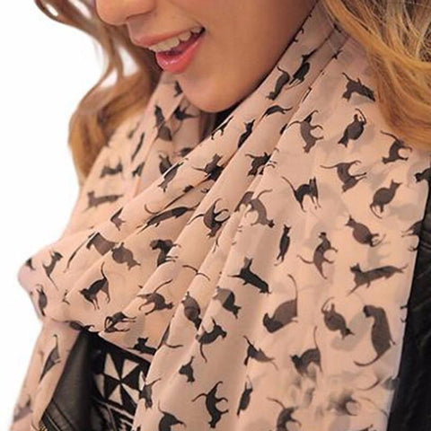 Chiffon Cat Scarf
