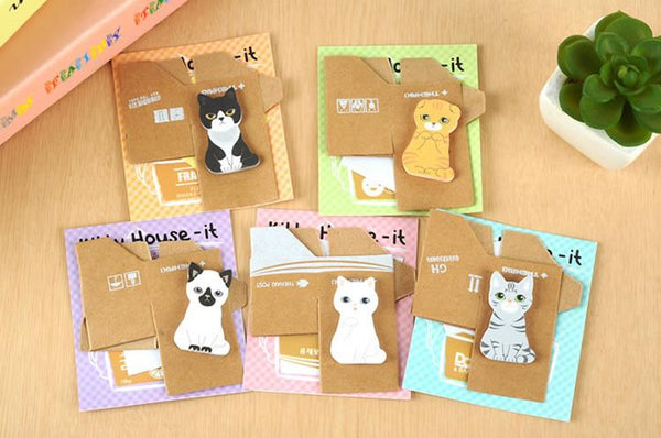 Cat Scrap Booking Sticky Post It Notes