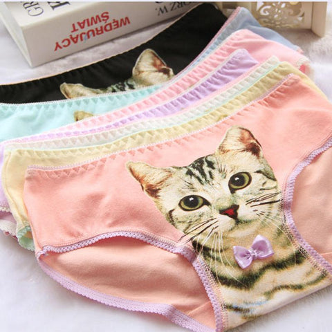 3D Cotton Cat Underwear