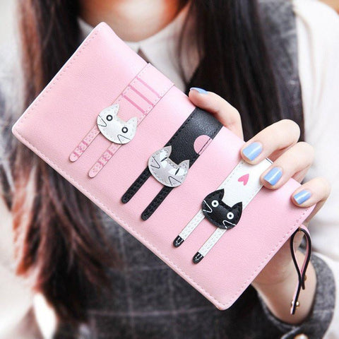 Adorable Cat Pattern Wallets