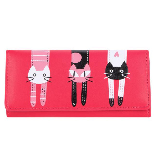 Adorable Cat Pattern Wallets