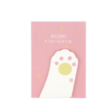 Cute Cat Paw Sticky Note Pads
