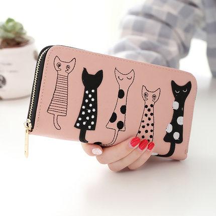 5 Cat Friends Wallet