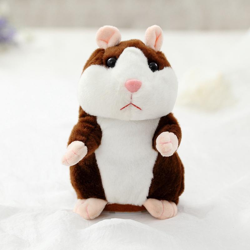 Repeating talking best sale plush hamster