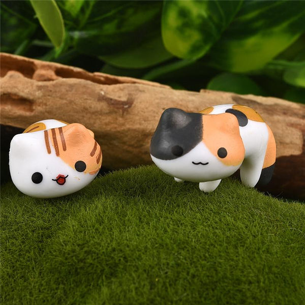 Miniature Fairy Garden Decorative Cats 6 Pieces
