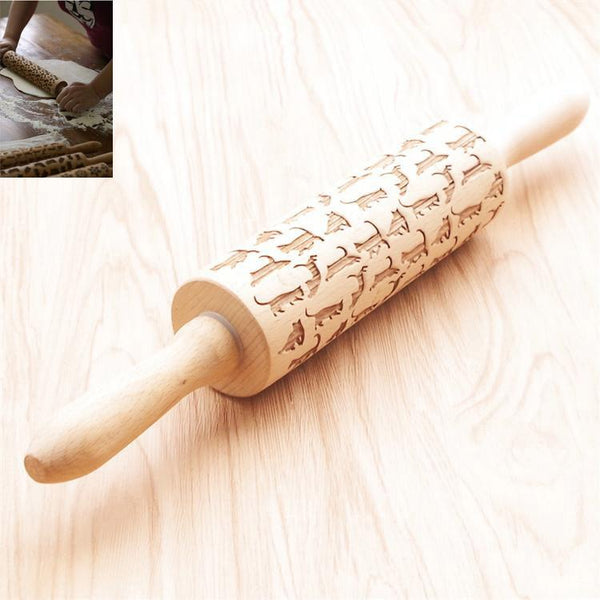 Embossing Cat Patterns Rolling Pins